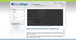 Desktop Screenshot of docudepo.hu